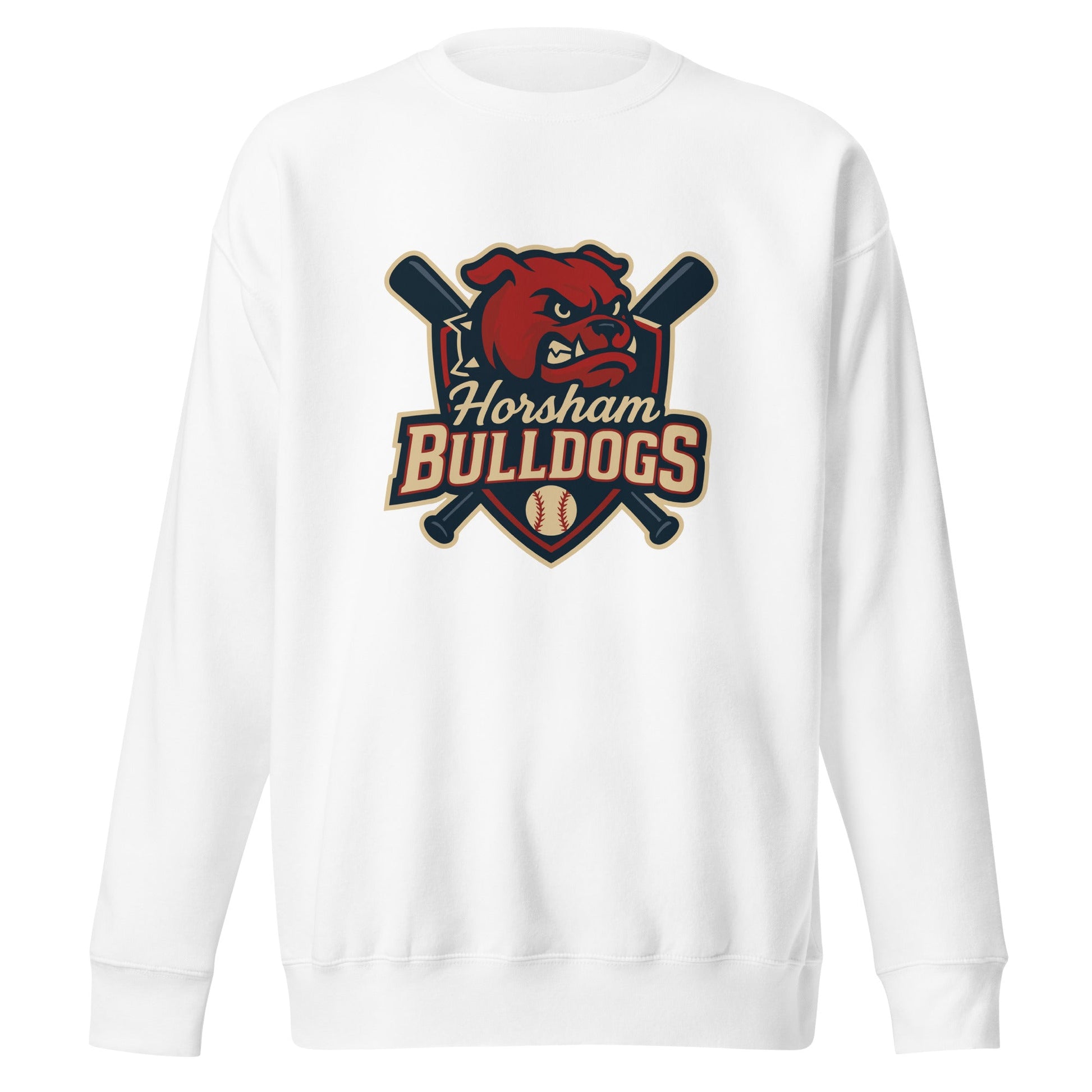 Performance | Crewneck | Horsham Travel Baseball | Bulldogs Logo
