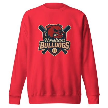 Performance | Crewneck | Horsham Travel Baseball | Bulldogs Logo