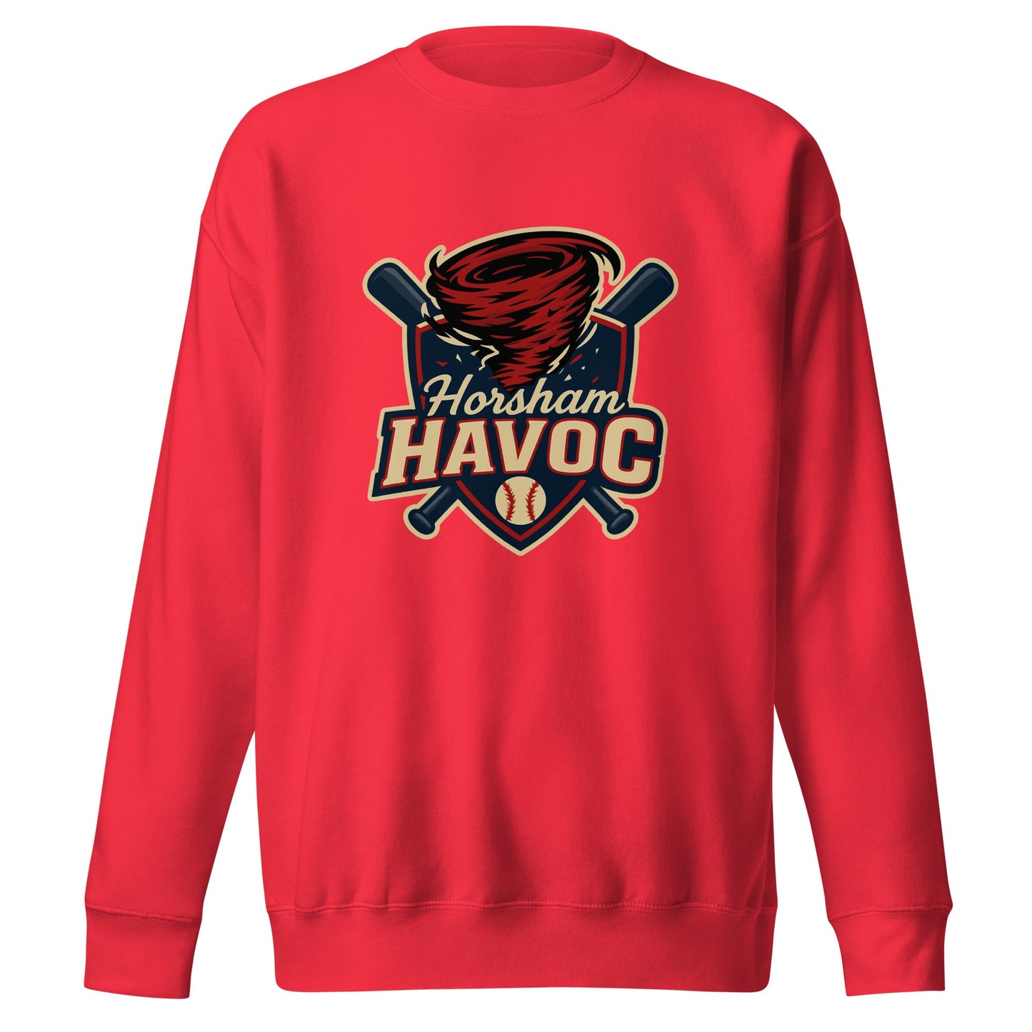 Performance | Crewneck | Horsham Travel Baseball | Havoc Logo