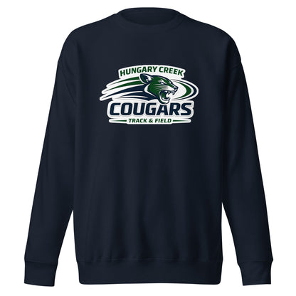 Performance | Crewneck | Hungary Creek Cougar | Modern Icon Logo
