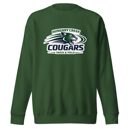 Performance | Crewneck | Hungary Creek Cougar | Modern Icon Logo