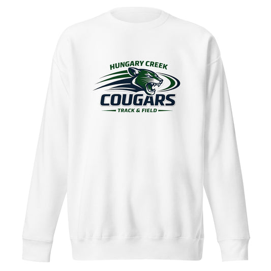 Performance | Crewneck | Hungary Creek Cougar | Modern Icon Logo