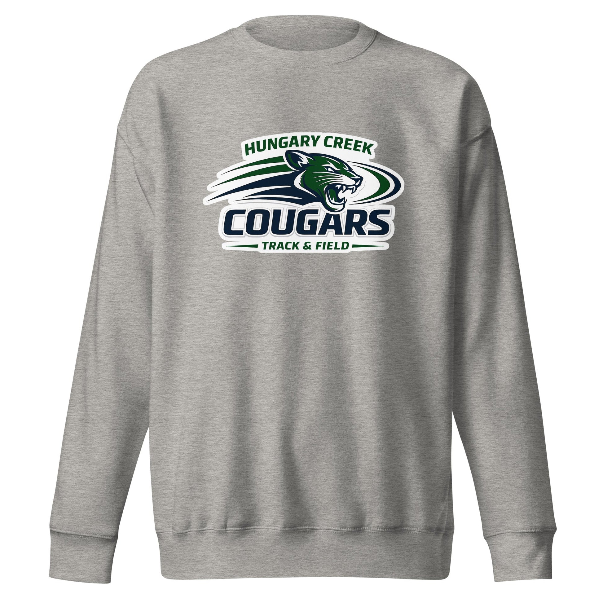 Performance | Crewneck | Hungary Creek Cougar | Modern Icon Logo