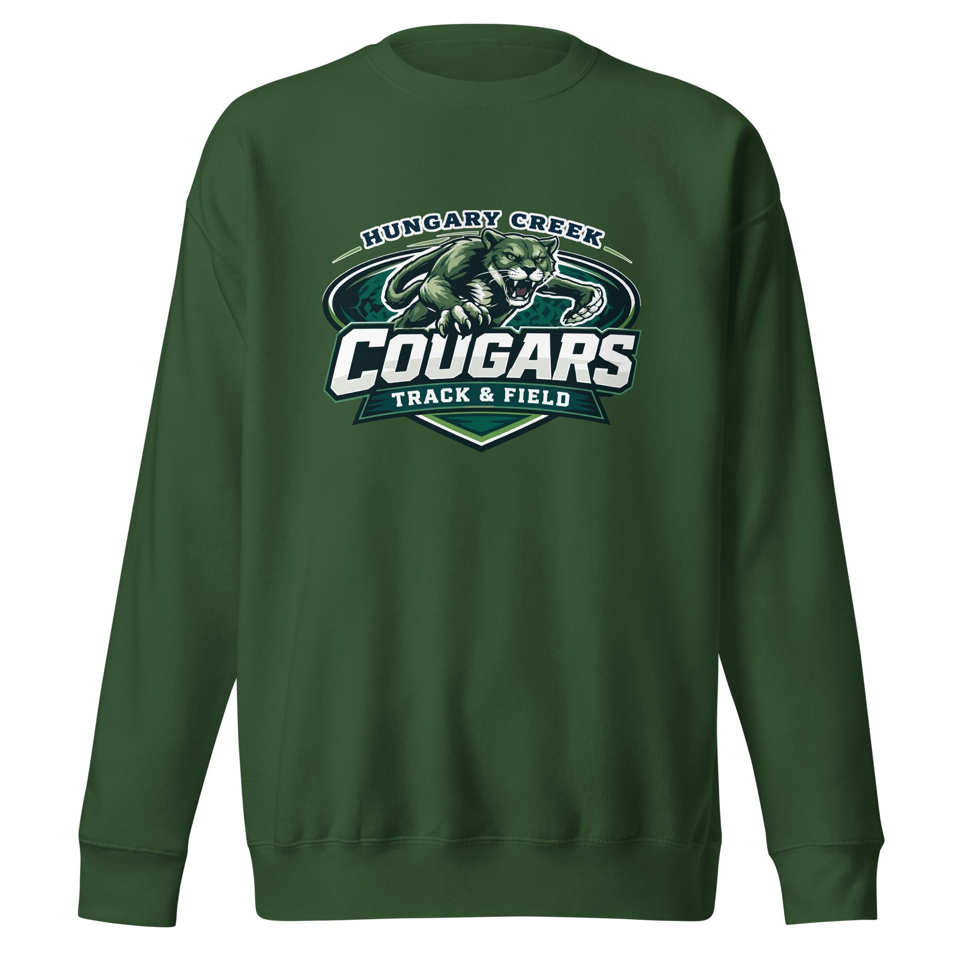 Performance | Crewneck | Hungary Creek Cougar | Shield Logo