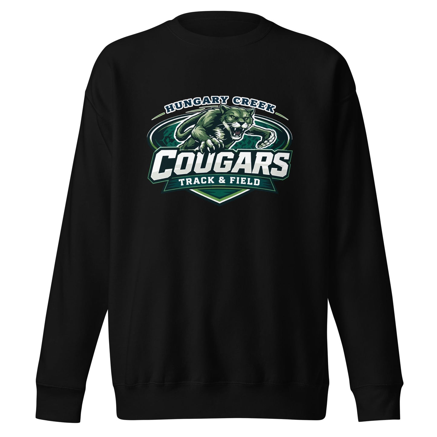 Performance | Crewneck | Hungary Creek Cougar | Shield Logo