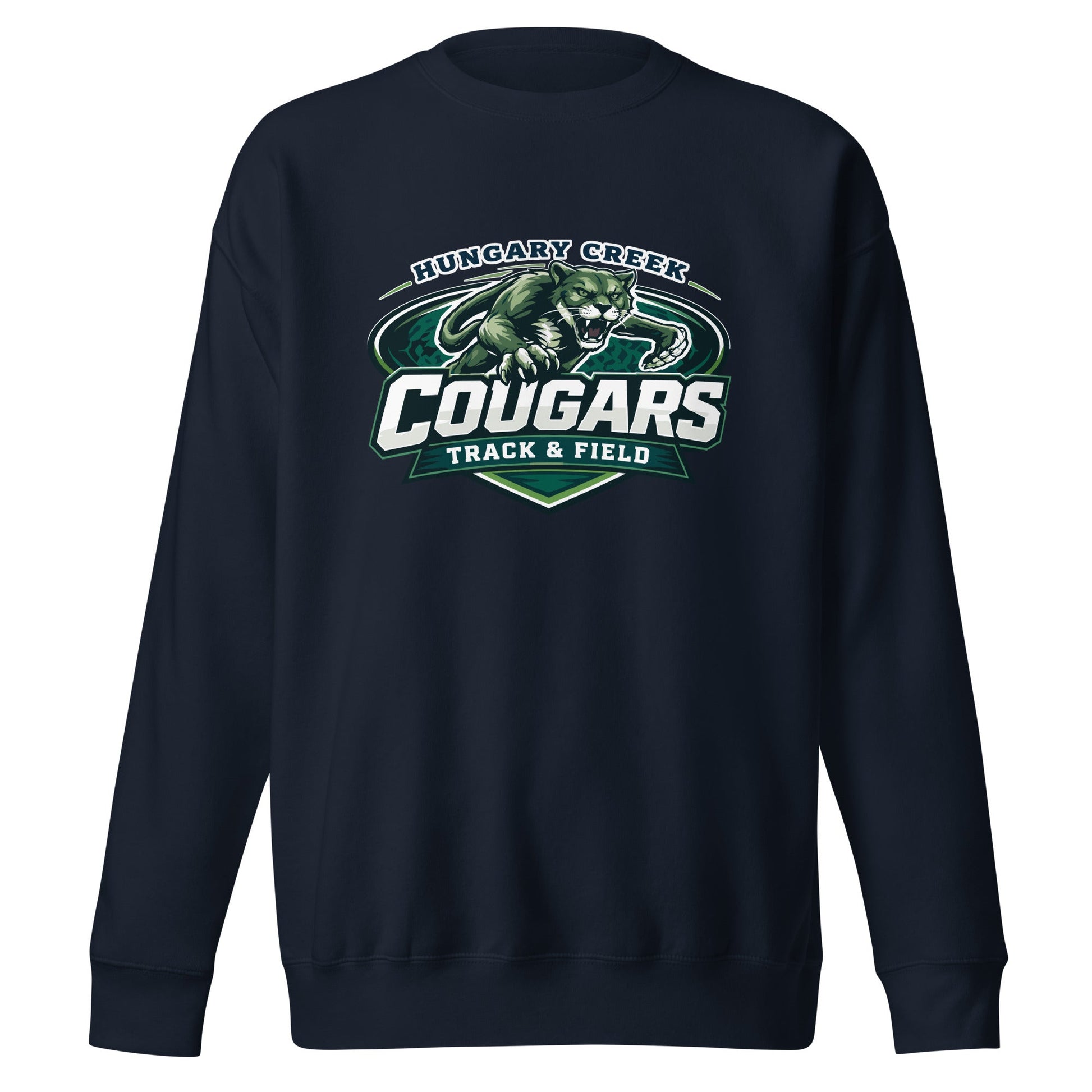 Performance | Crewneck | Hungary Creek Cougar | Shield Logo
