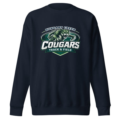 Performance | Crewneck | Hungary Creek Cougar | Shield Logo