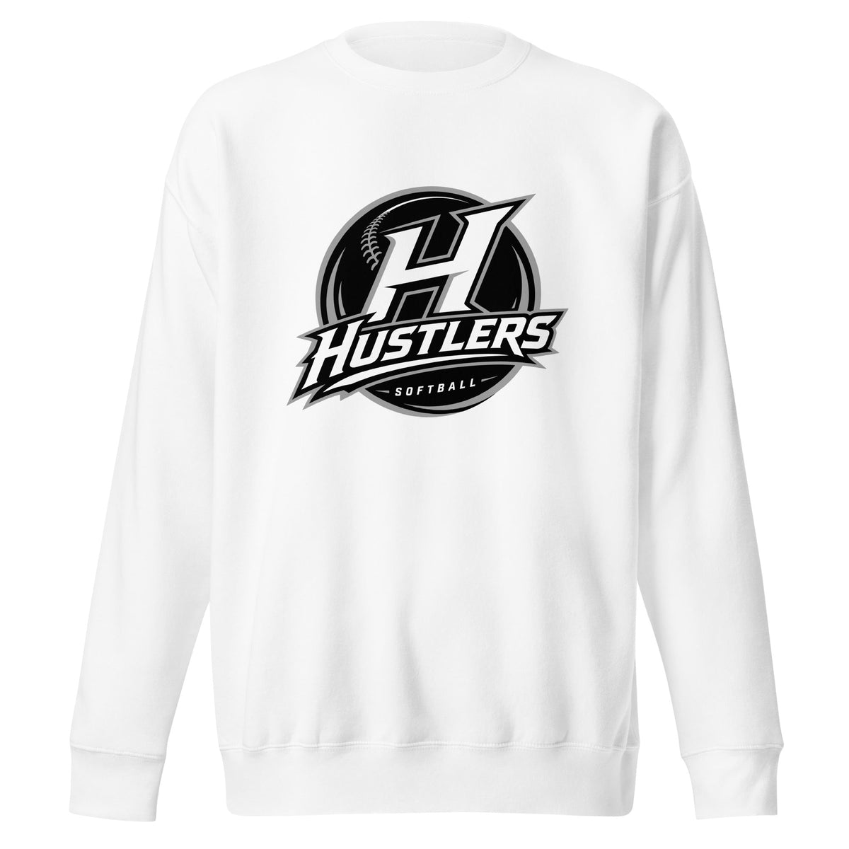 Performance | Crewneck | Hustlers Softball | Crest Logo