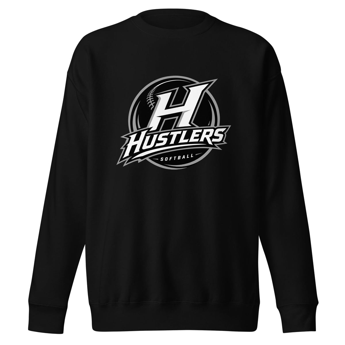 Performance | Crewneck | Hustlers Softball | Crest Logo