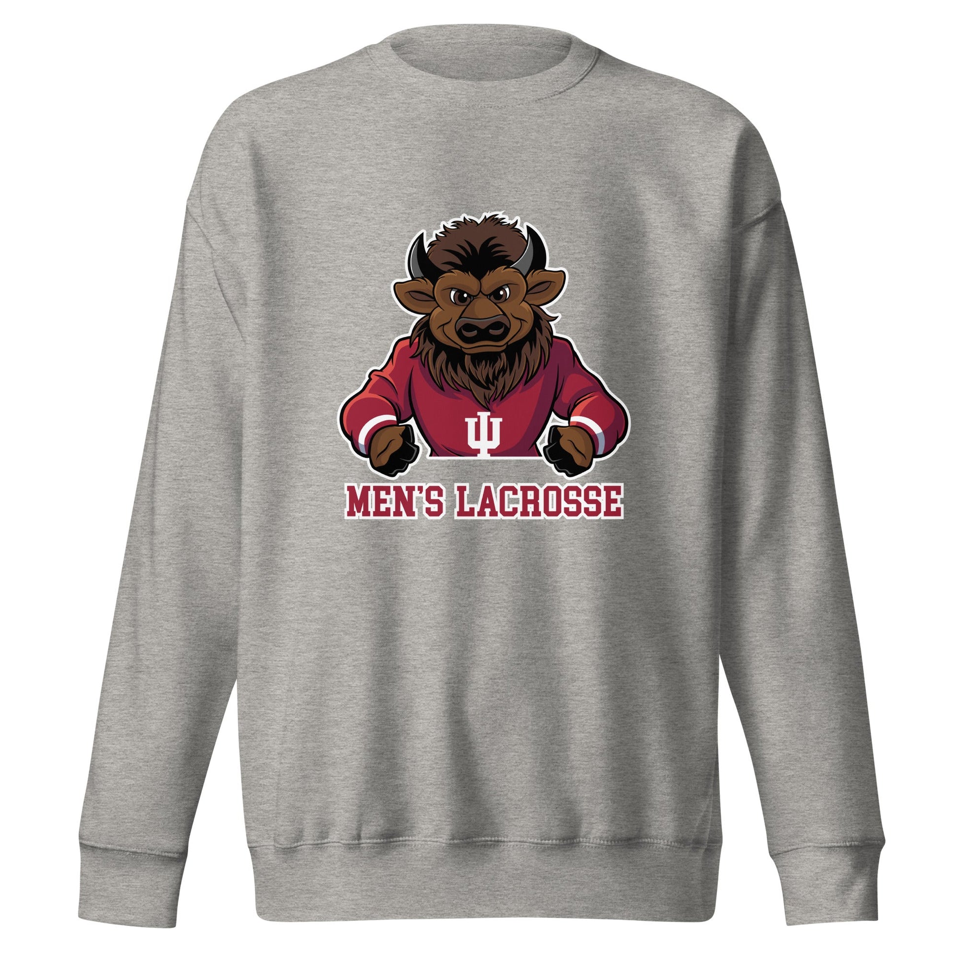 Performance | Crewneck | Indiana University Lacrosse | Mascot Logo