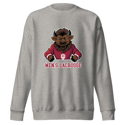 Performance | Crewneck | Indiana University Lacrosse | Mascot Logo