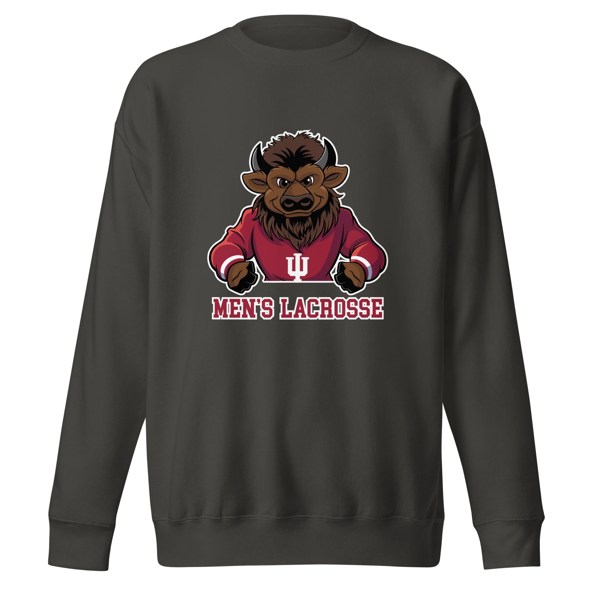 Performance | Crewneck | Indiana University Lacrosse | Mascot Logo