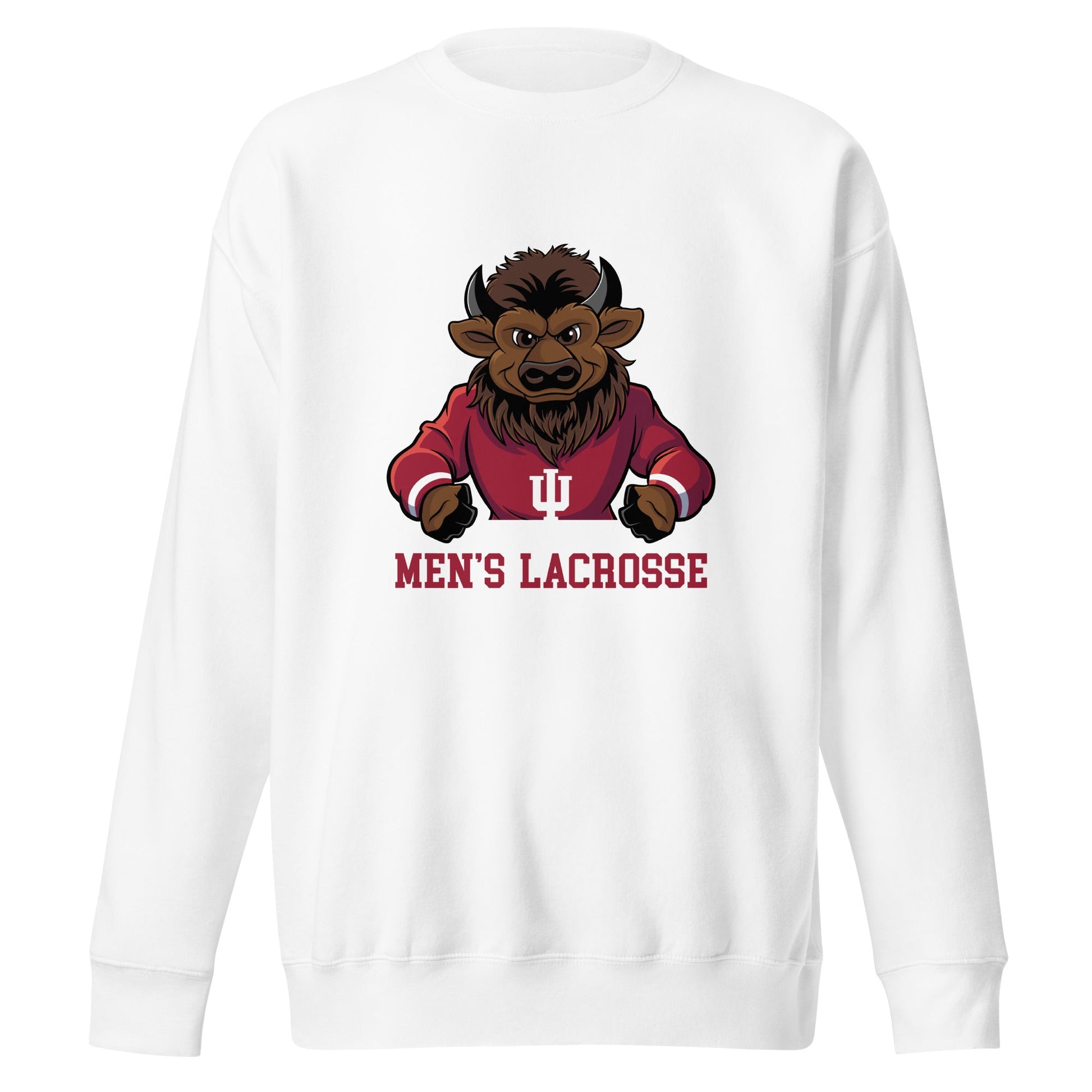 Performance | Crewneck | Indiana University Lacrosse | Mascot Logo