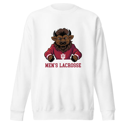 Performance | Crewneck | Indiana University Lacrosse | Mascot Logo