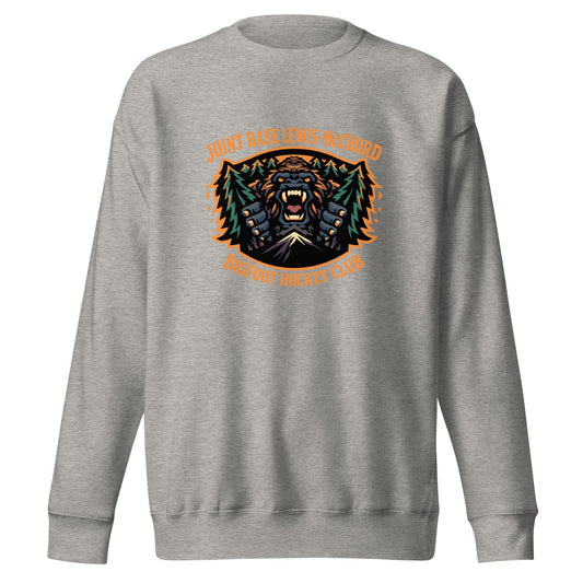 Performance | Crewneck | JBLM Bigfoot Hockey Team | Mascot Logo