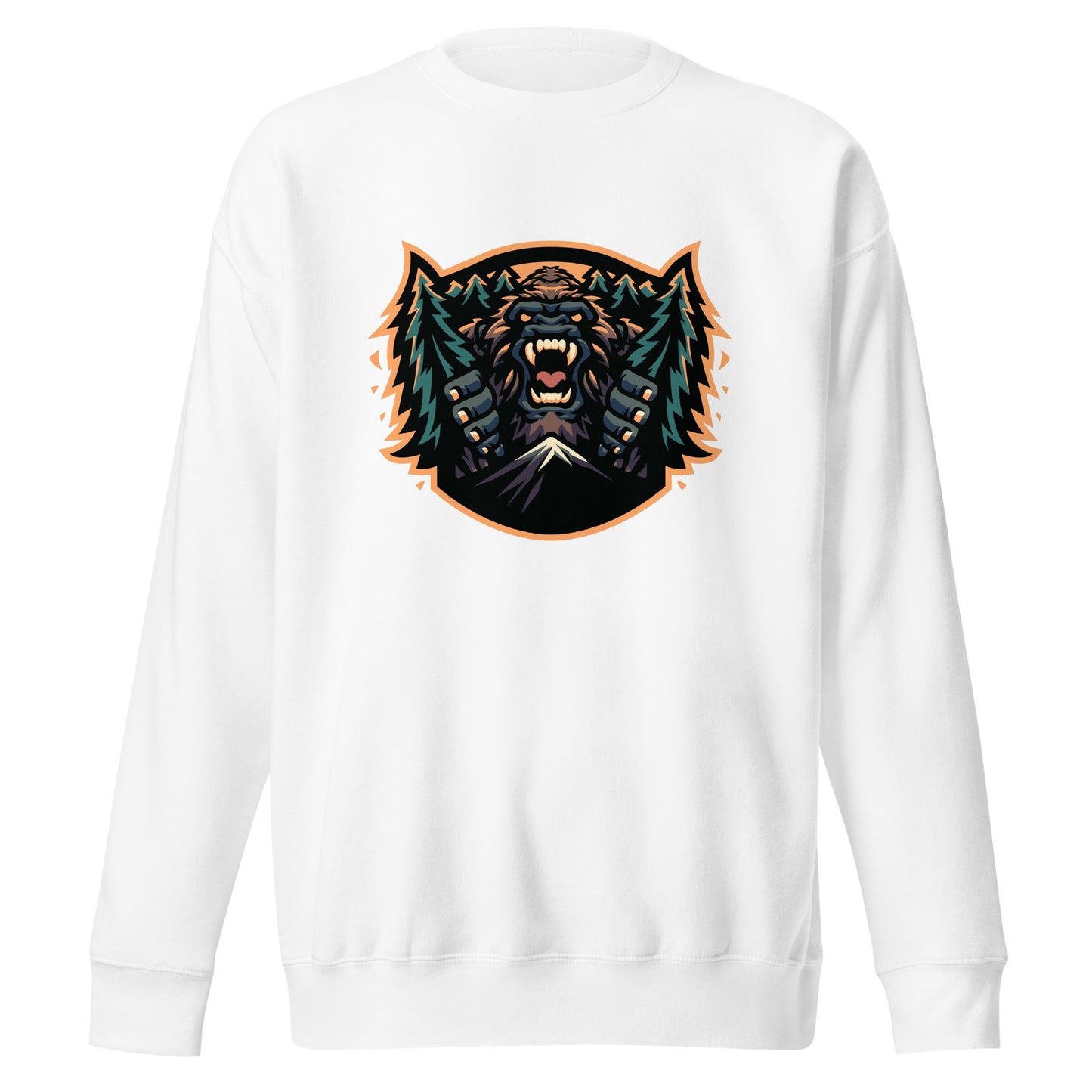Performance | Crewneck | JBLM Bigfoot Hockey Team | Mascot Logo