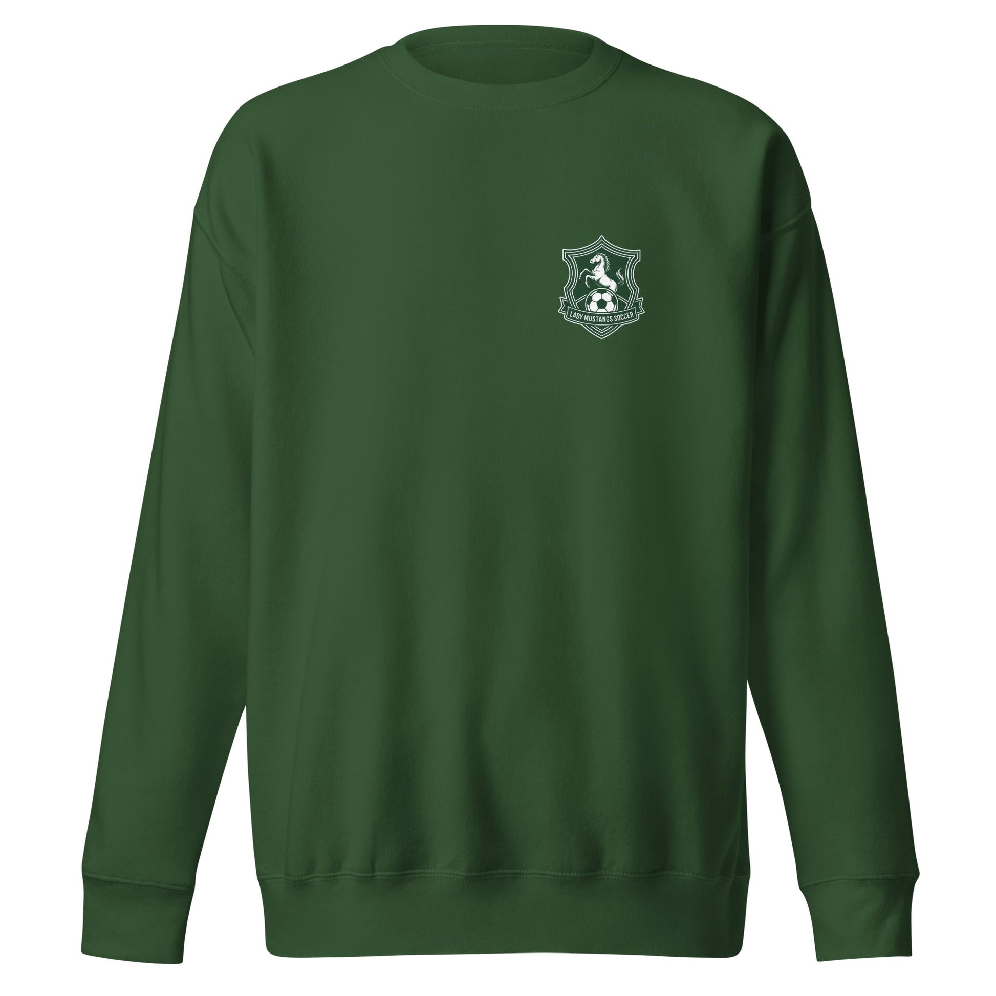 Performance | Crewneck | JFK Memorial Lady Mustang Soccer | Pocket Logo