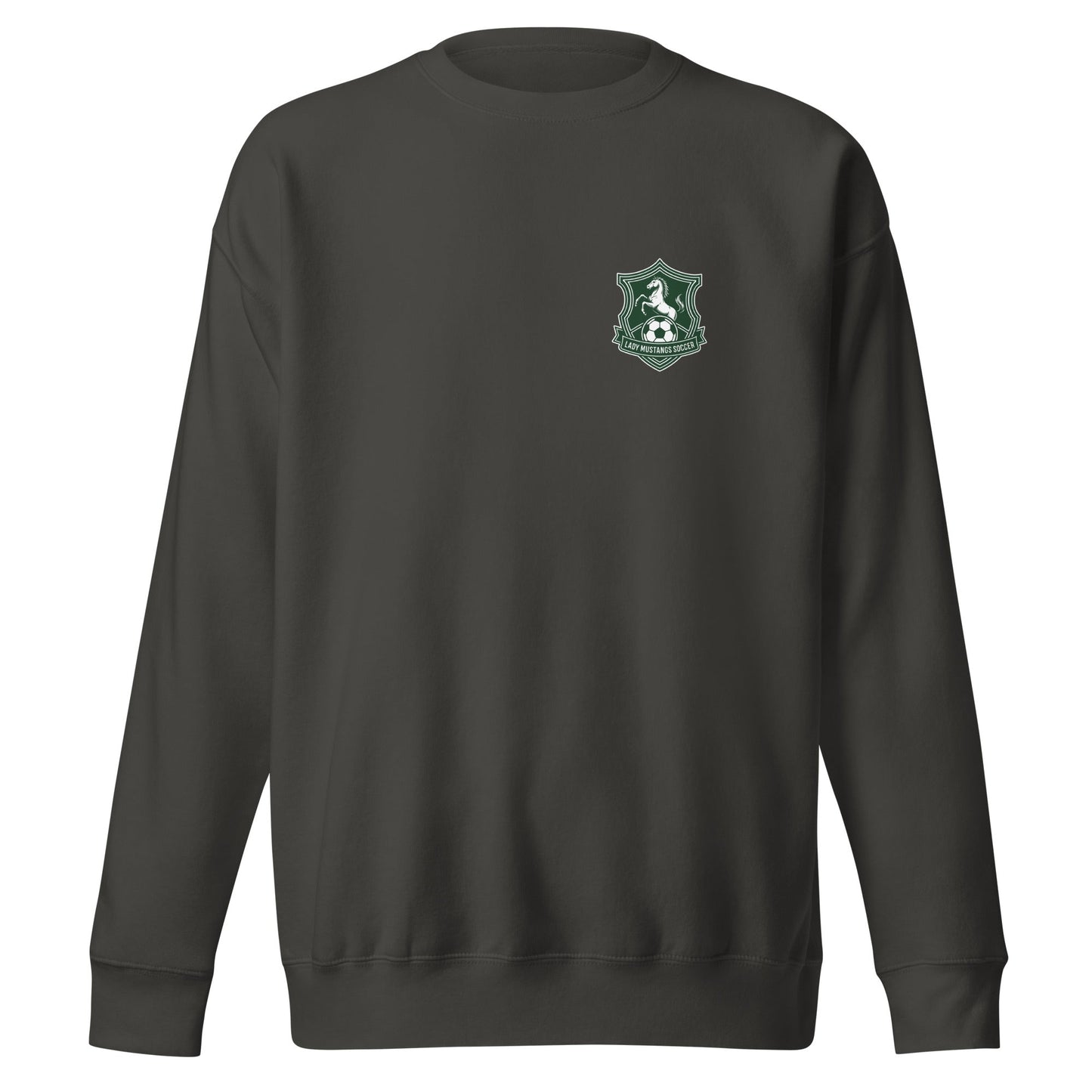 Performance | Crewneck | JFK Memorial Lady Mustang Soccer | Pocket Logo