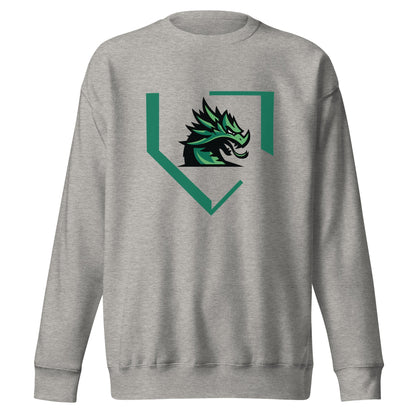 Performance | Crewneck | John Cooper Baseball | Dragon Home Logo