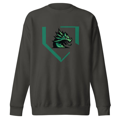Performance | Crewneck | John Cooper Baseball | Dragon Home Logo