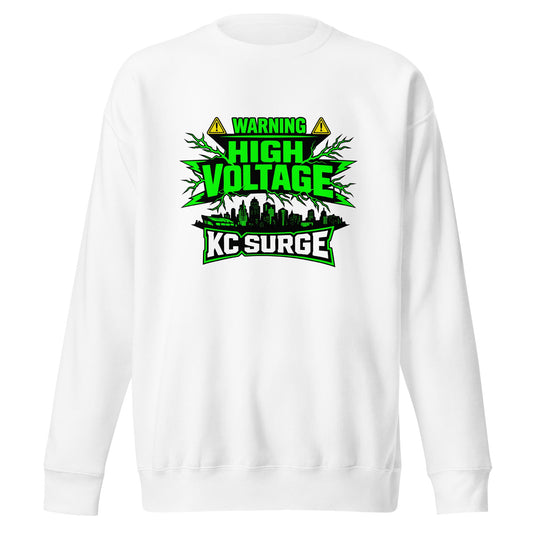 Performance | Crewneck | Kansas City Surge | High Voltage Logo