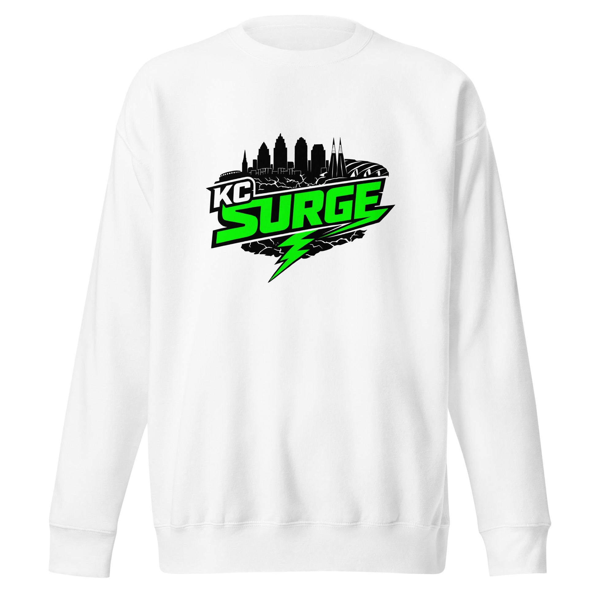 Performance | Crewneck | Kansas City Surge | Neon Skyline Logo