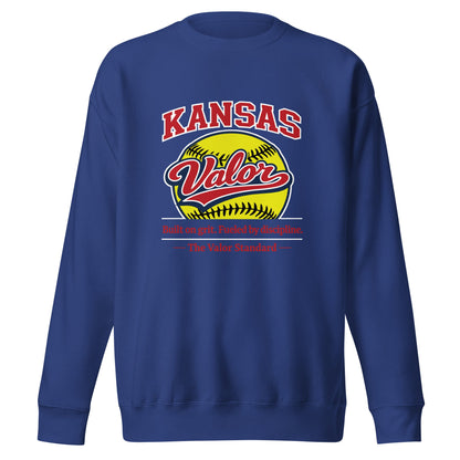 Performance | Crewneck | Kansas Valor Fan Gear | The Standard Logo