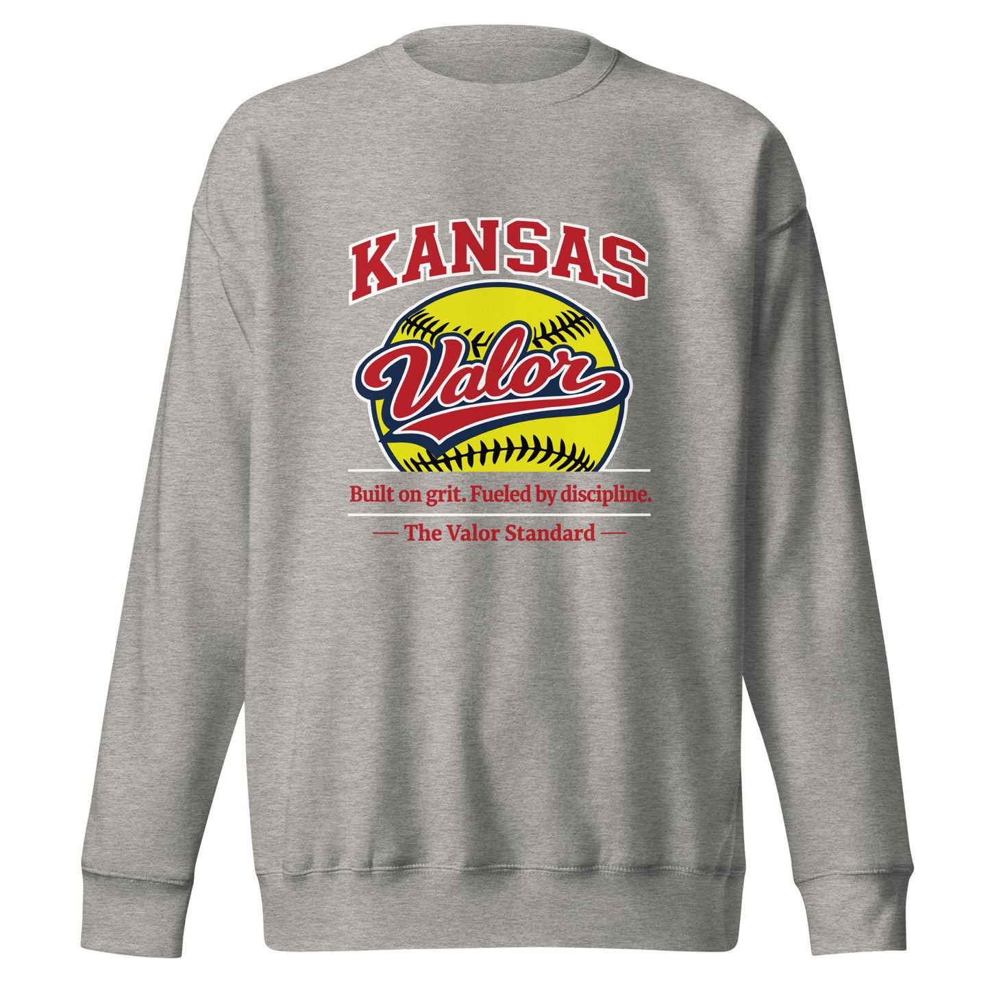 Performance | Crewneck | Kansas Valor Fan Gear | The Standard Logo