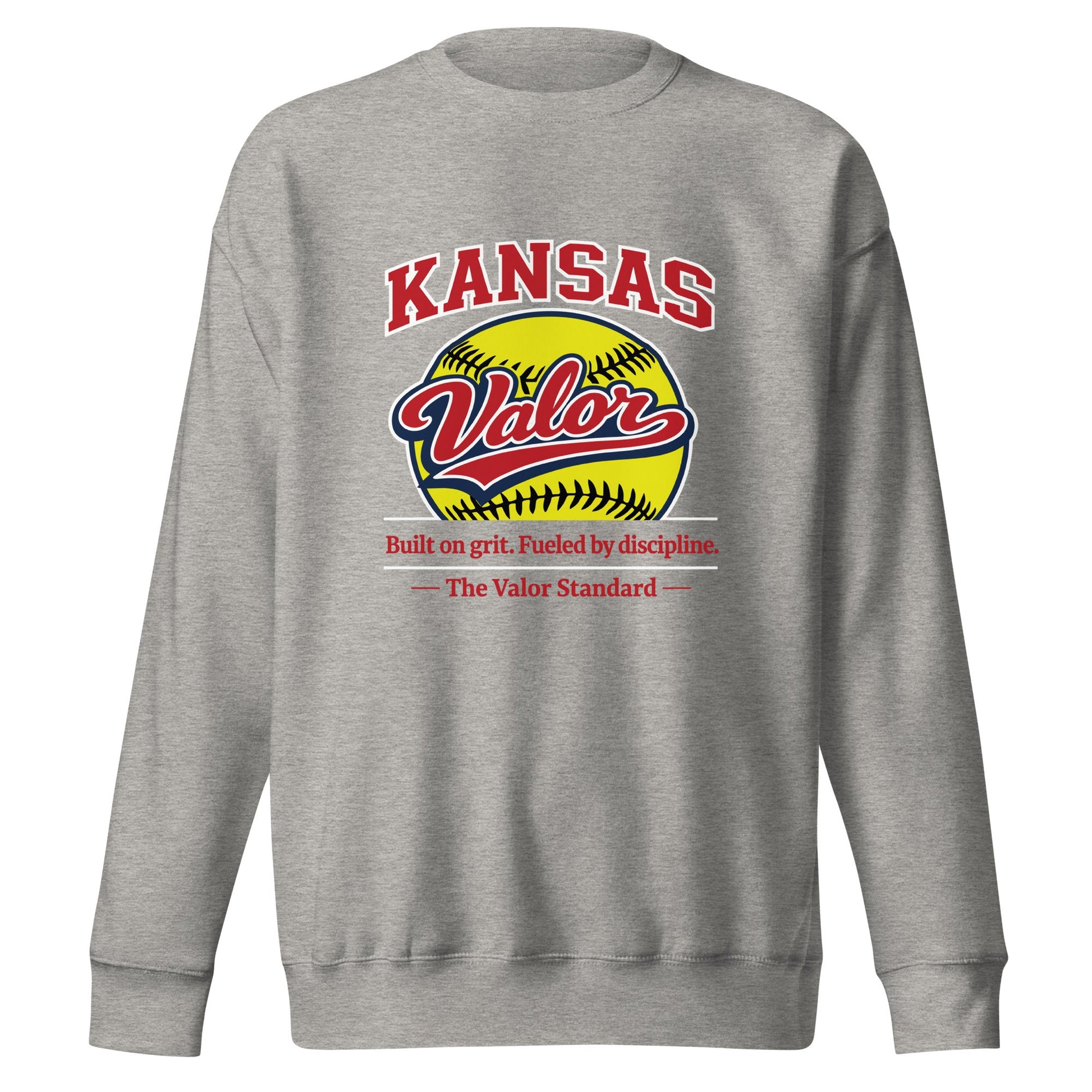 Performance | Crewneck | Kansas Valor Fan Gear | The Standard Logo