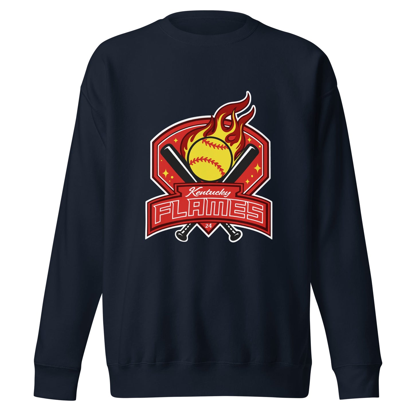 Performance | Crewneck | KY Flames | Emblem Logo