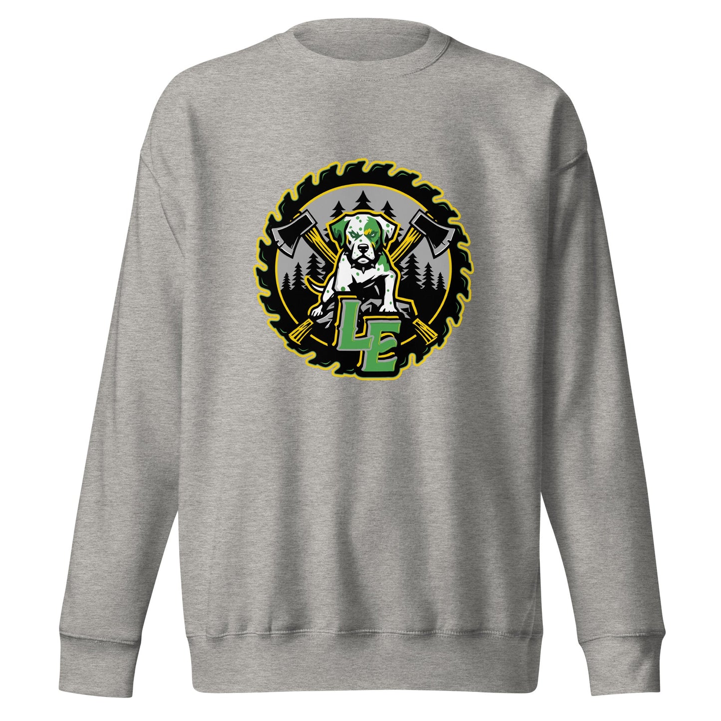 Performance | Crewneck | Lake Erie Power Pines | Saw Logo