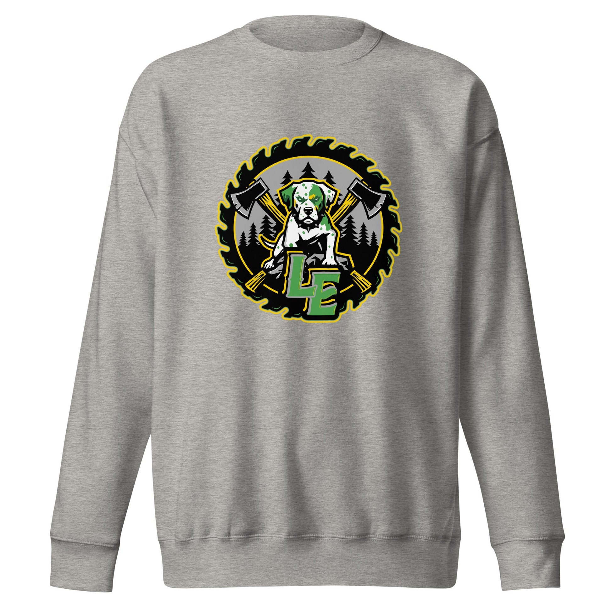 Performance | Crewneck | Lake Erie Power Pines | Saw Logo