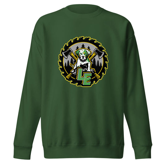 Performance | Crewneck | Lake Erie Power Pines | Saw Logo