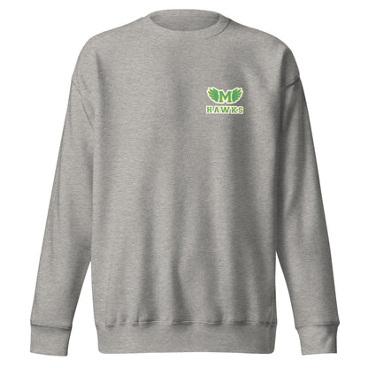 Performance | Crewneck | Lake Minneola Hawks Football | Icon Logo