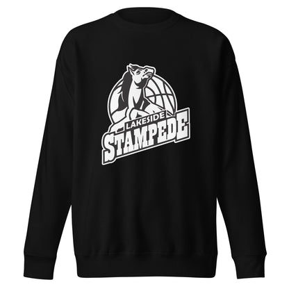 Performance | Crewneck | Lakeside Stampede | Basketball Mascot Logo