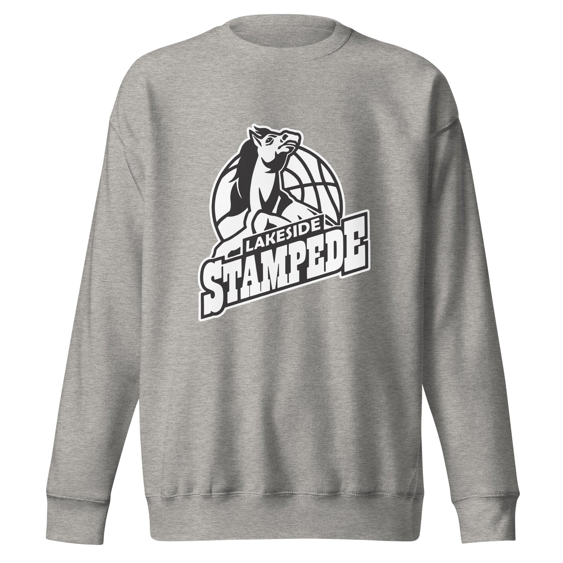 Performance | Crewneck | Lakeside Stampede | Basketball Mascot Logo