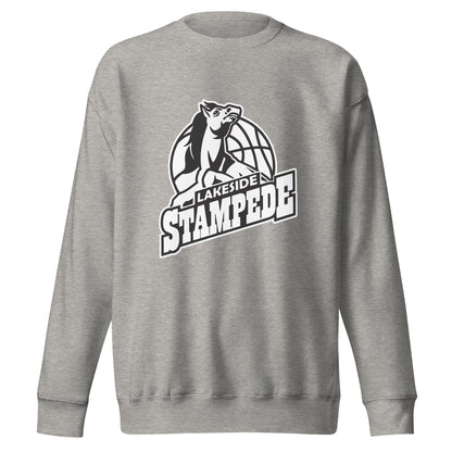 Performance | Crewneck | Lakeside Stampede | Basketball Mascot Logo