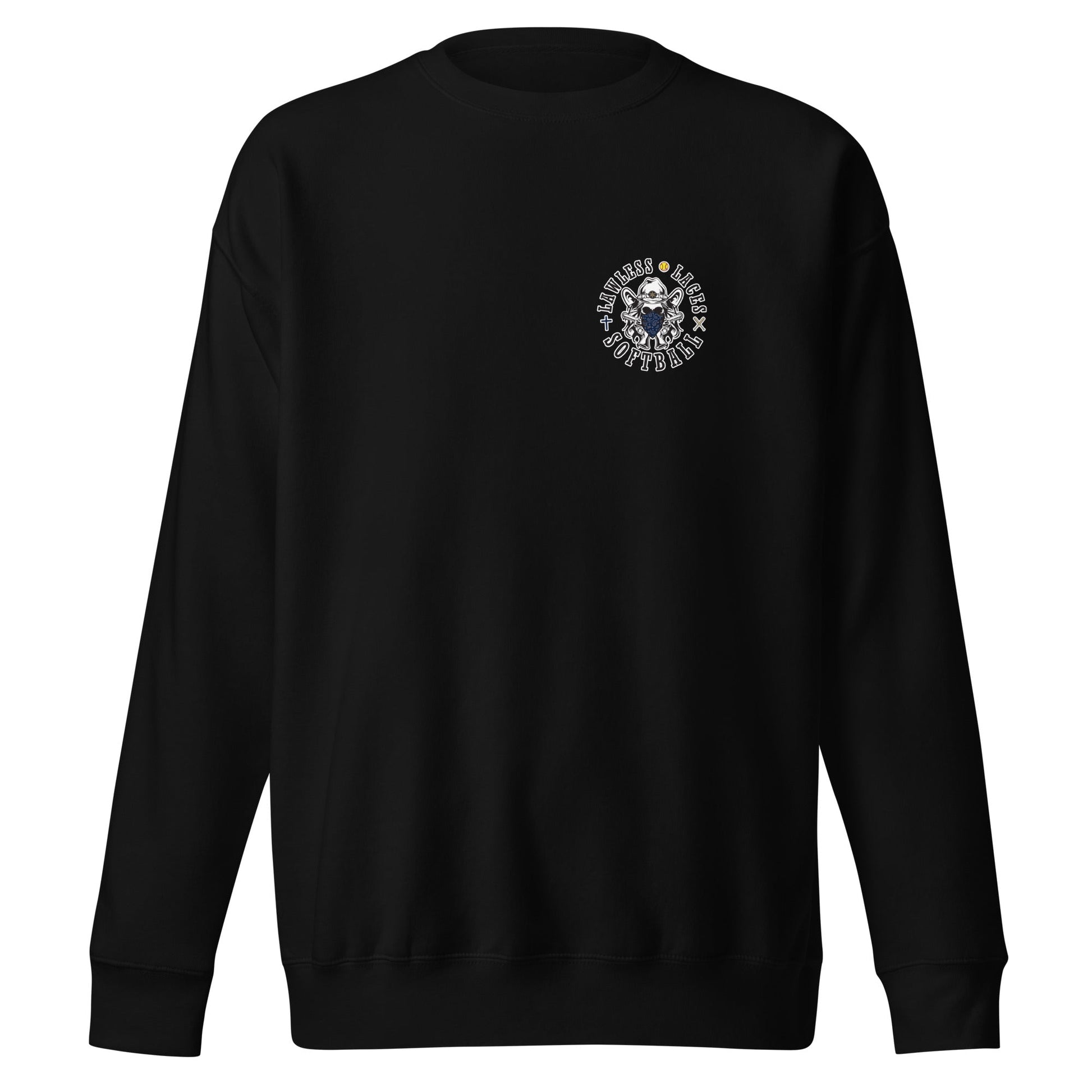 Performance | Crewneck | Lawless Laces Softball | Outlined Pocket Logo