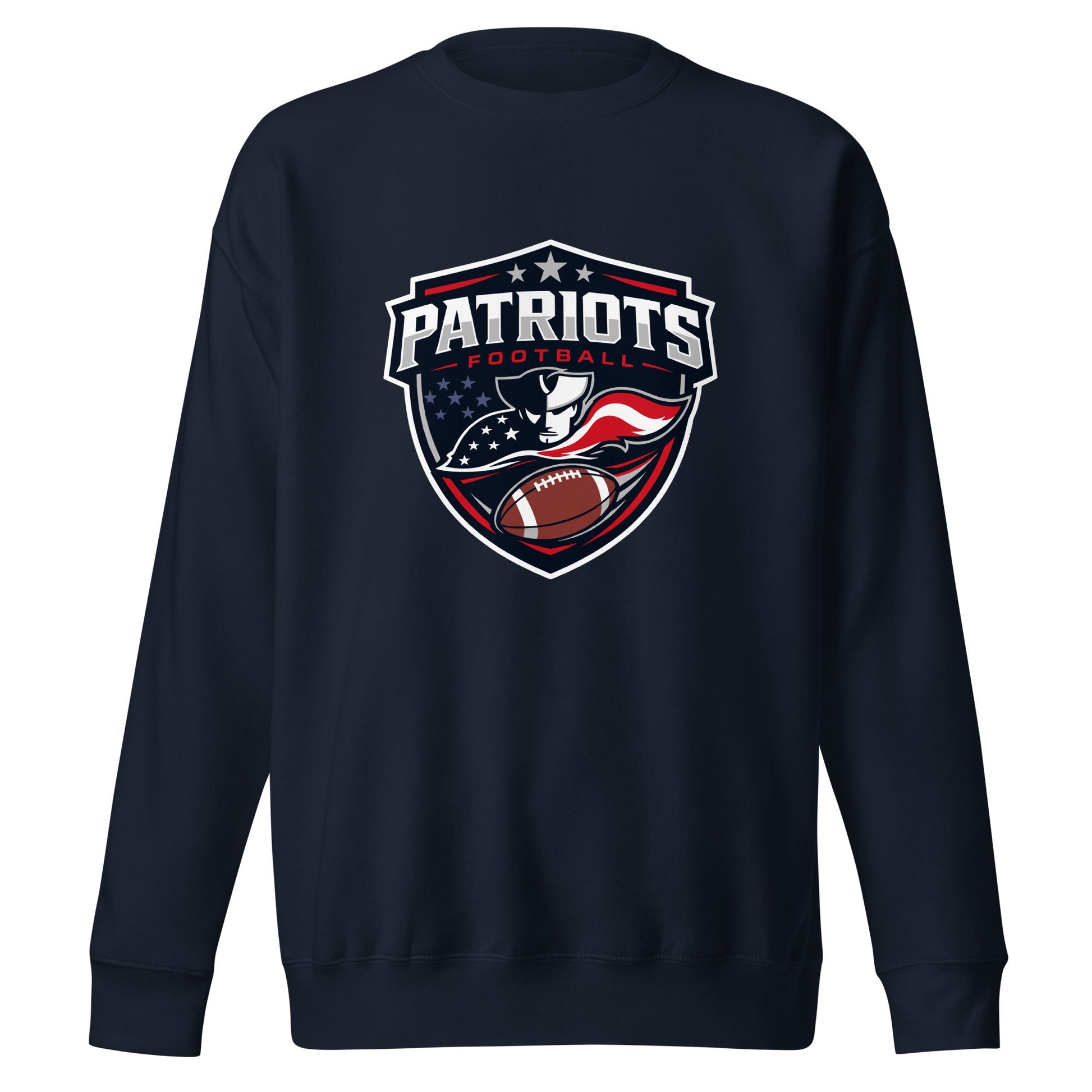 Performance | Crewneck | LFMS Athletics | Patriots Football Logo