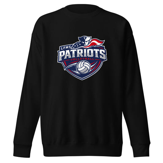 Performance | Crewneck | LFMS Athletics | Patriots Volleyball Logo