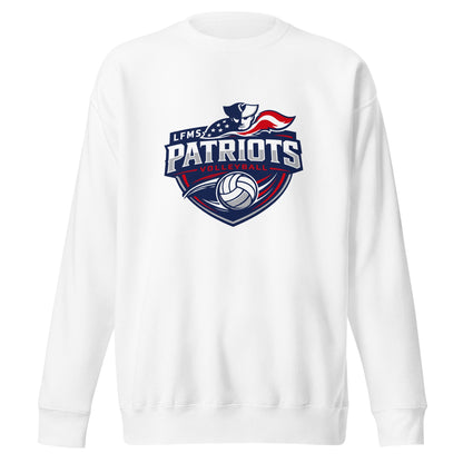Performance | Crewneck | LFMS Athletics | Patriots Volleyball Logo