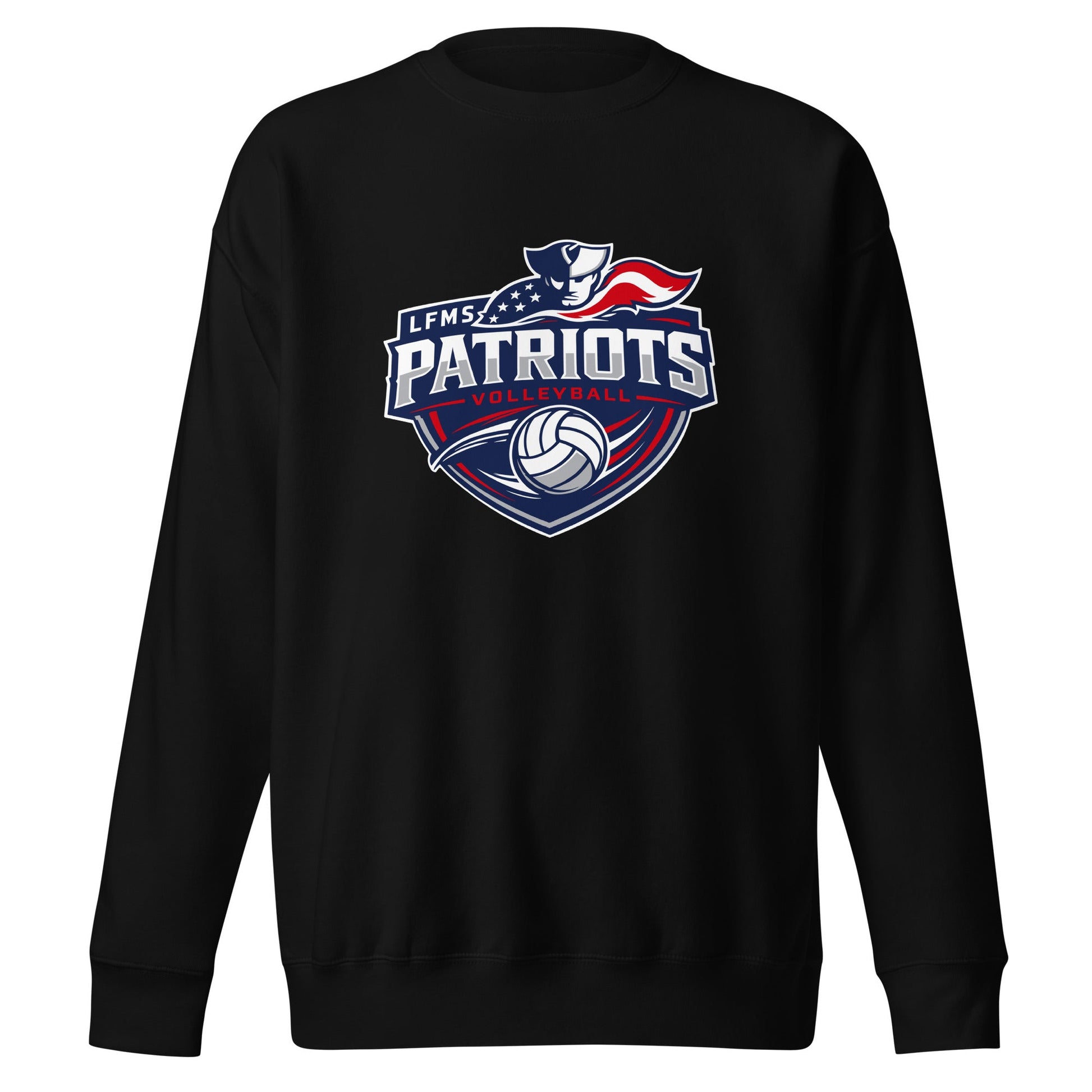 Performance | Crewneck | LFMS Athletics | Patriots Volleyball Logo