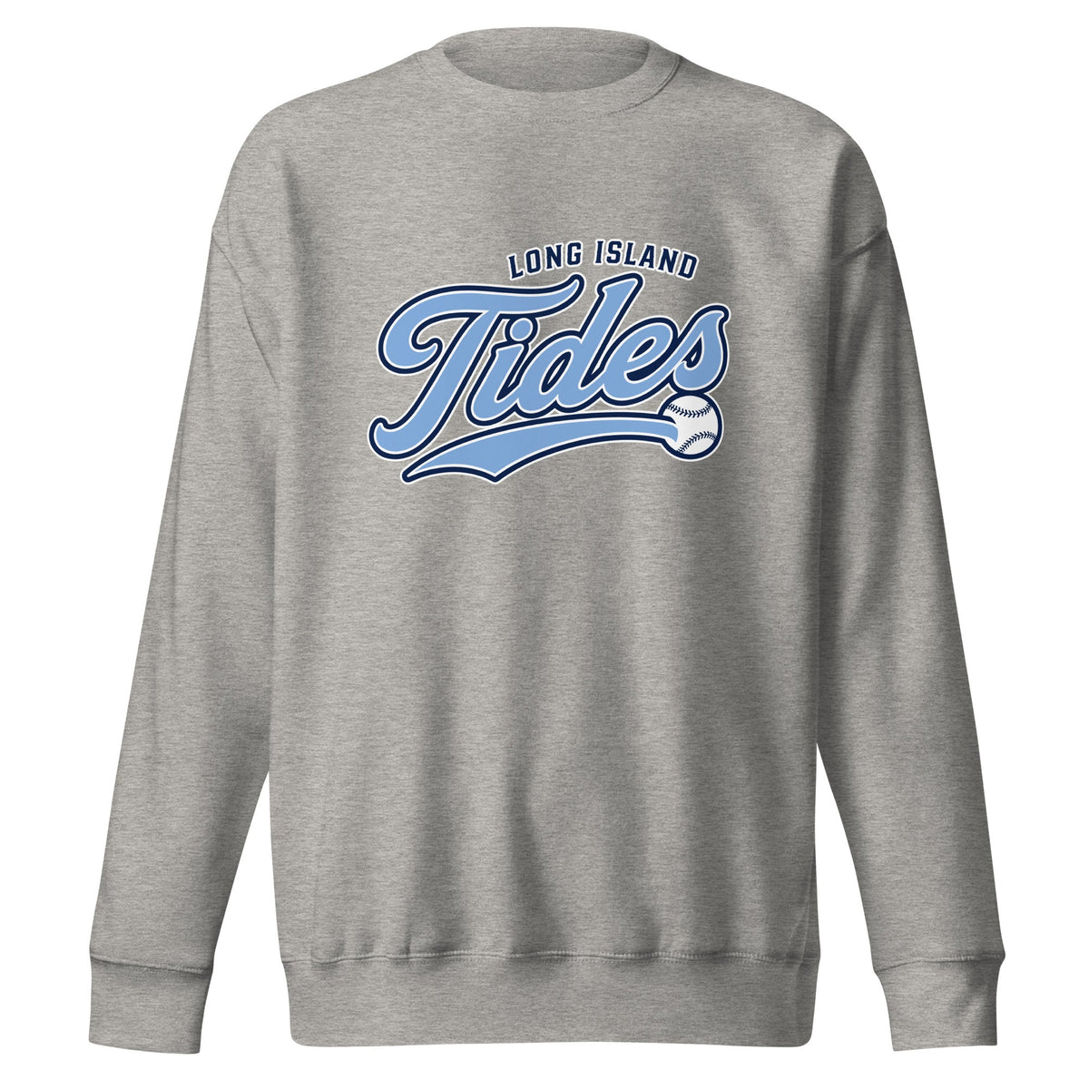 Performance | Crewneck | Long Island Tides Baseball | Athletics Logo