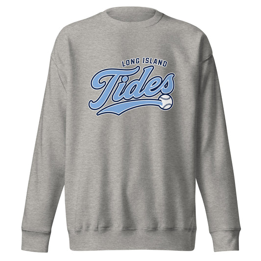 Performance | Crewneck | Long Island Tides Baseball | Athletics Logo