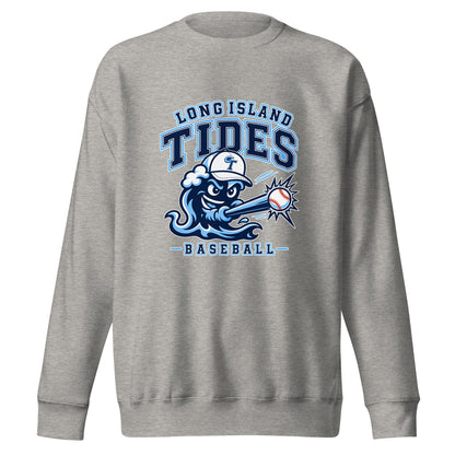 Performance | Crewneck | Long Island Tides Baseball | Valor Logo