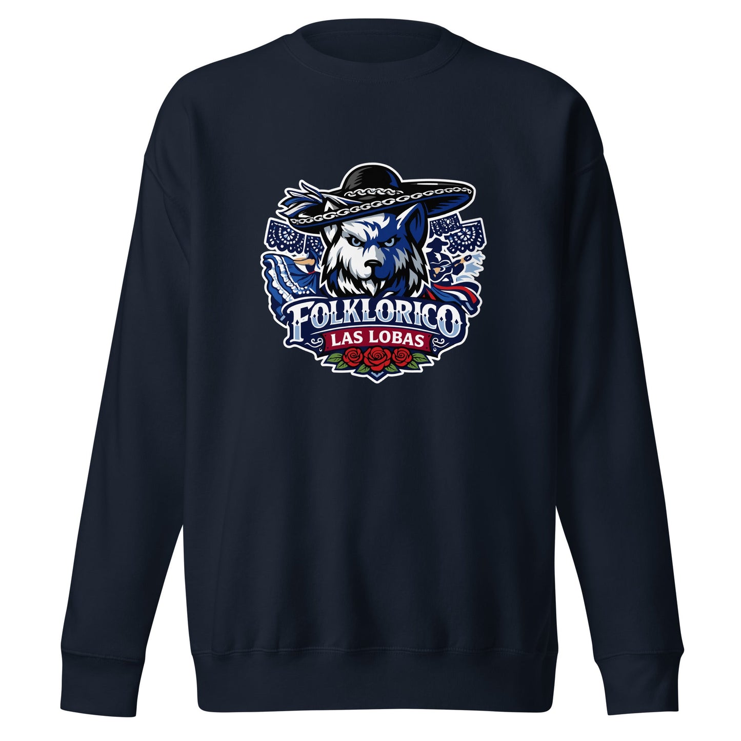 Performance | Crewneck | Los Lobitos | Las Lobas Logo