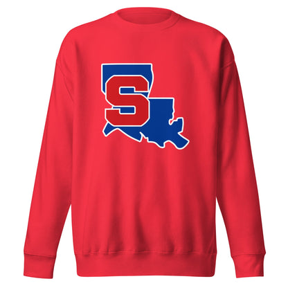Performance | Crewneck | Louisiana Slam Baseball | Crest Logo