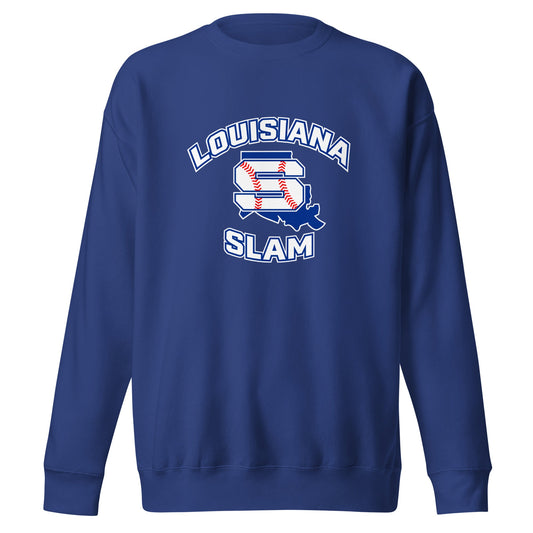Performance | Crewneck | Louisiana Slam Baseball | Emblem Logo