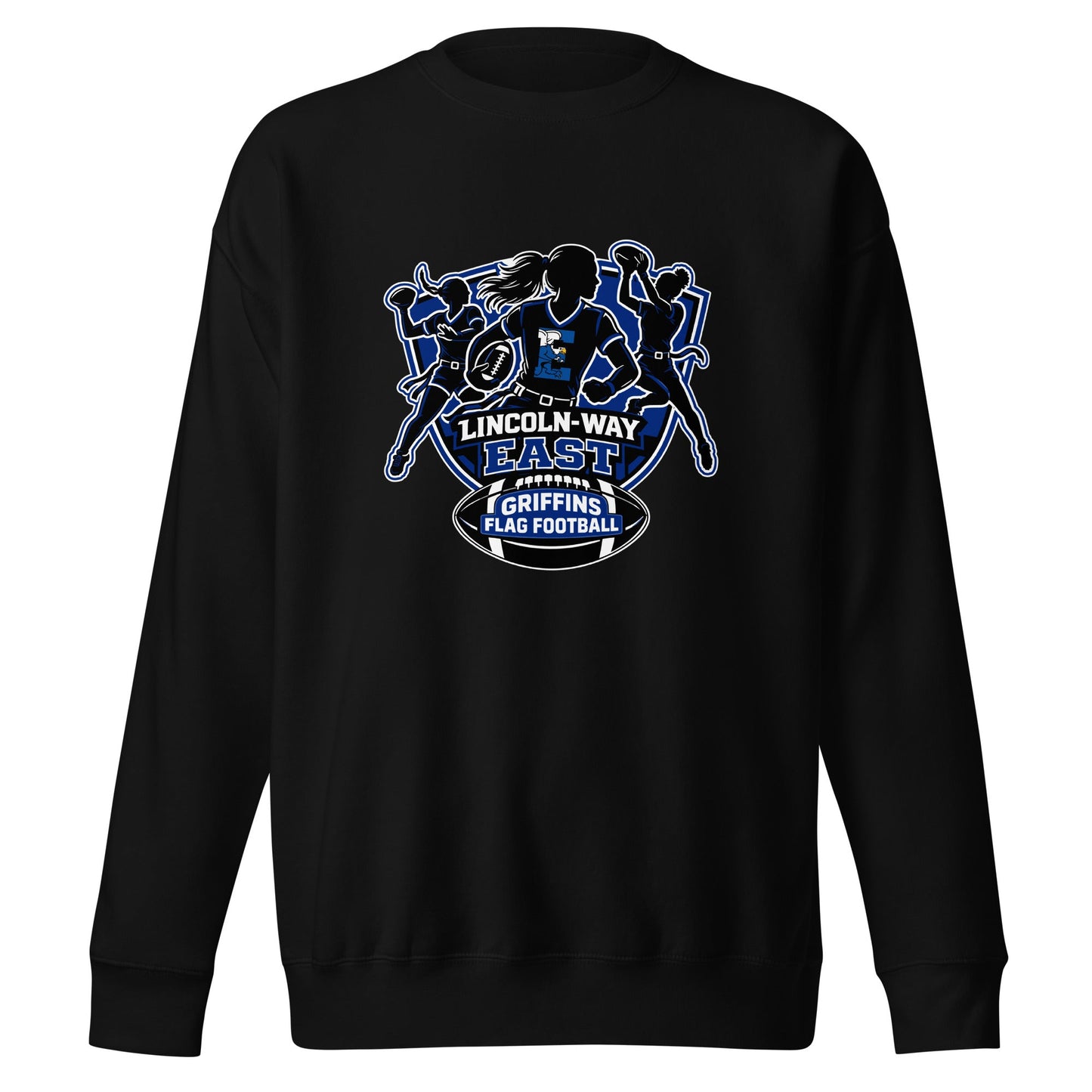 Performance | Crewneck | LWE Flag Football | Athletics Logo