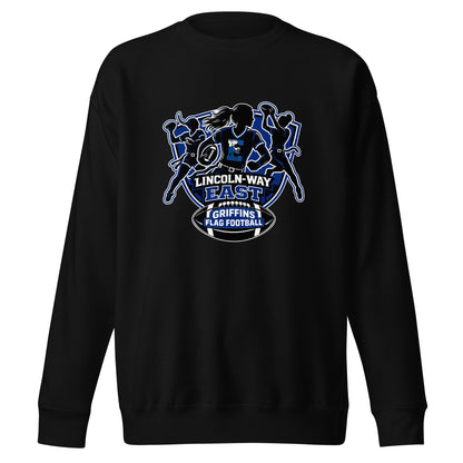 Performance | Crewneck | LWE Flag Football | Athletics Logo